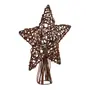 ESTRELA PONTEIRA 31 CM HOHO HOME - MARROM/MANJERICÃO - Foto 3