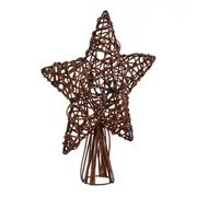 ESTRELA PONTEIRA 31 CM HOHO HOME - MARROM/MANJERICÃO - Foto 3