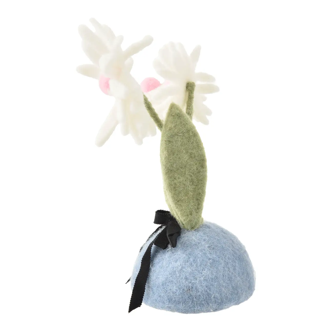 ADORNO VASO FLOR 23 CM PASCOQUETTE - VIN ROSE/BLEU CENDRÉ - Foto 3