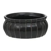 CACHEPÔ 20 CM KISHI - PRETO/CANELA DO CEILÃO - Foto 1