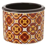 CACHEPÔ 8 CM BLOOMBELOT MARIGOLD - TERRACOTA/MARROM DE LEI - Foto 1