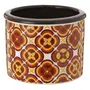 CACHEPÔ 8 CM BLOOMBELOT MARIGOLD - TERRACOTA/MARROM DE LEI - Foto 1