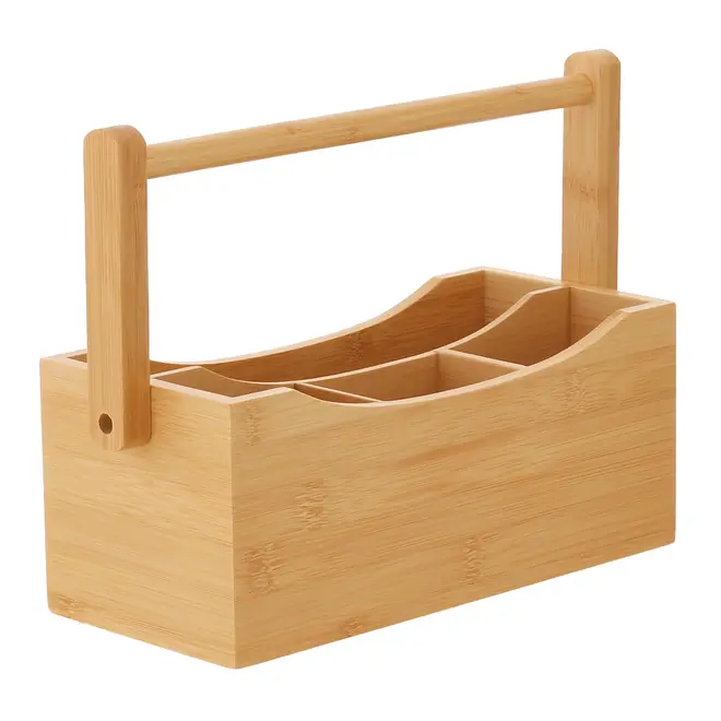 PORTA-TALHERES DE MESA COM ALÇA BAMBOO - BAMBU - Foto 3