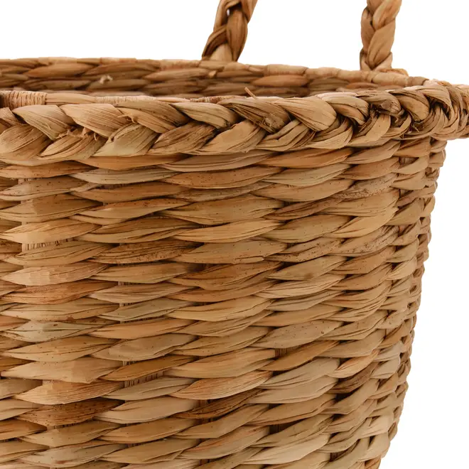CESTO COM ALÇA 24 CM X 24 CM X 17 CM TABOA - FIBRA NATURAL - Foto 5