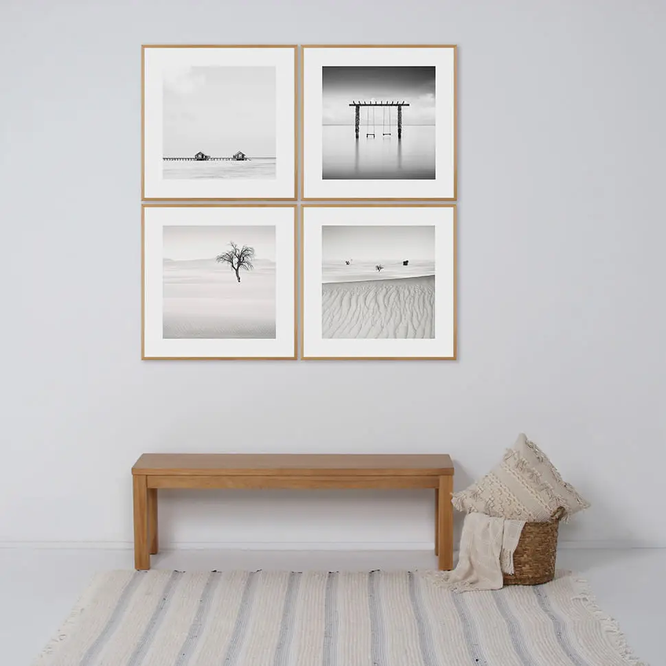 QUADRO SIGNS OF LIFE II 60 CM X 60 CM - CINZA/NOZES - Foto 2
