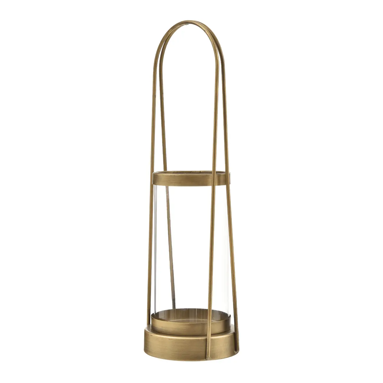 LANTERNA 43 CM CANDLELIGTH - OURO/INCOLOR - Foto 2