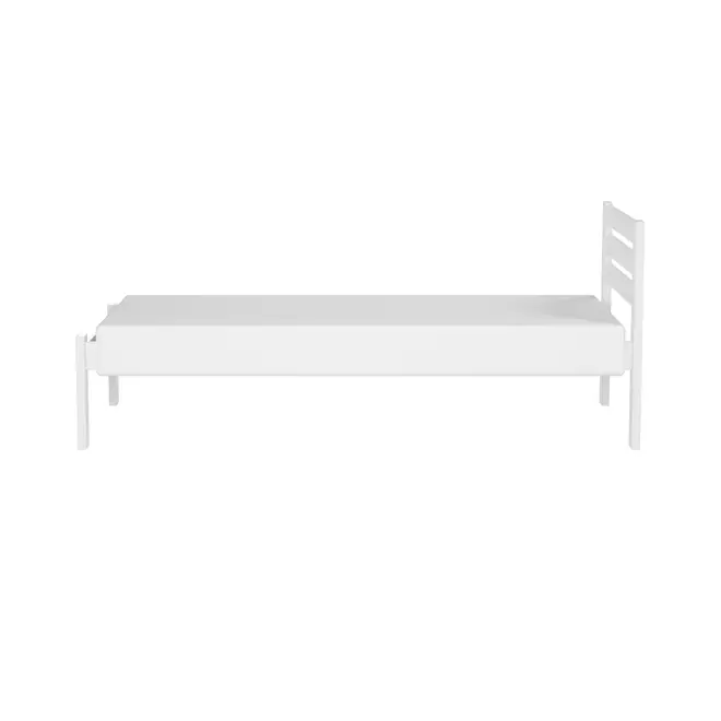 CAMA DE SOLTEIRO 88 CM VILA - BRANCO/BRANCO - Foto 3