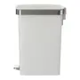 LIXEIRA COM PEDAL 15 L DAY USE - BRANCO/INOX - Foto 6