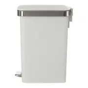 LIXEIRA COM PEDAL 15 L DAY USE - BRANCO/INOX - Foto 6