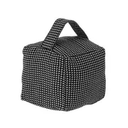 PESO PARA PORTA 11 CM X 11 CM MAISON - PRETO/BRANCO - Foto 2