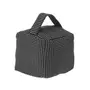 PESO PARA PORTA 11 CM X 11 CM MAISON - PRETO/BRANCO - Foto 2