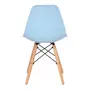 CADEIRA DE COZINHA EASY WOOD - FAIA/AZUL CLARO - Foto 4