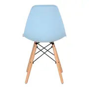 CADEIRA DE COZINHA EASY WOOD - FAIA/AZUL CLARO - Foto 4