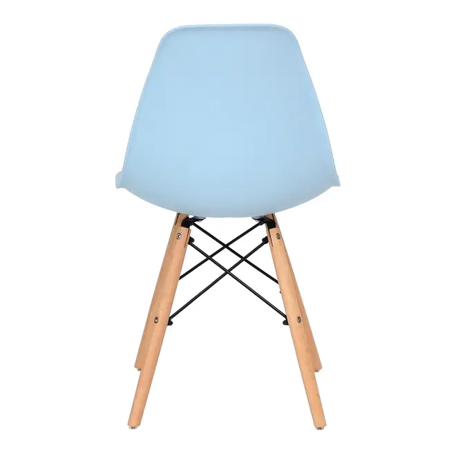 CADEIRA DE COZINHA EASY WOOD - FAIA/AZUL CLARO - Foto 4