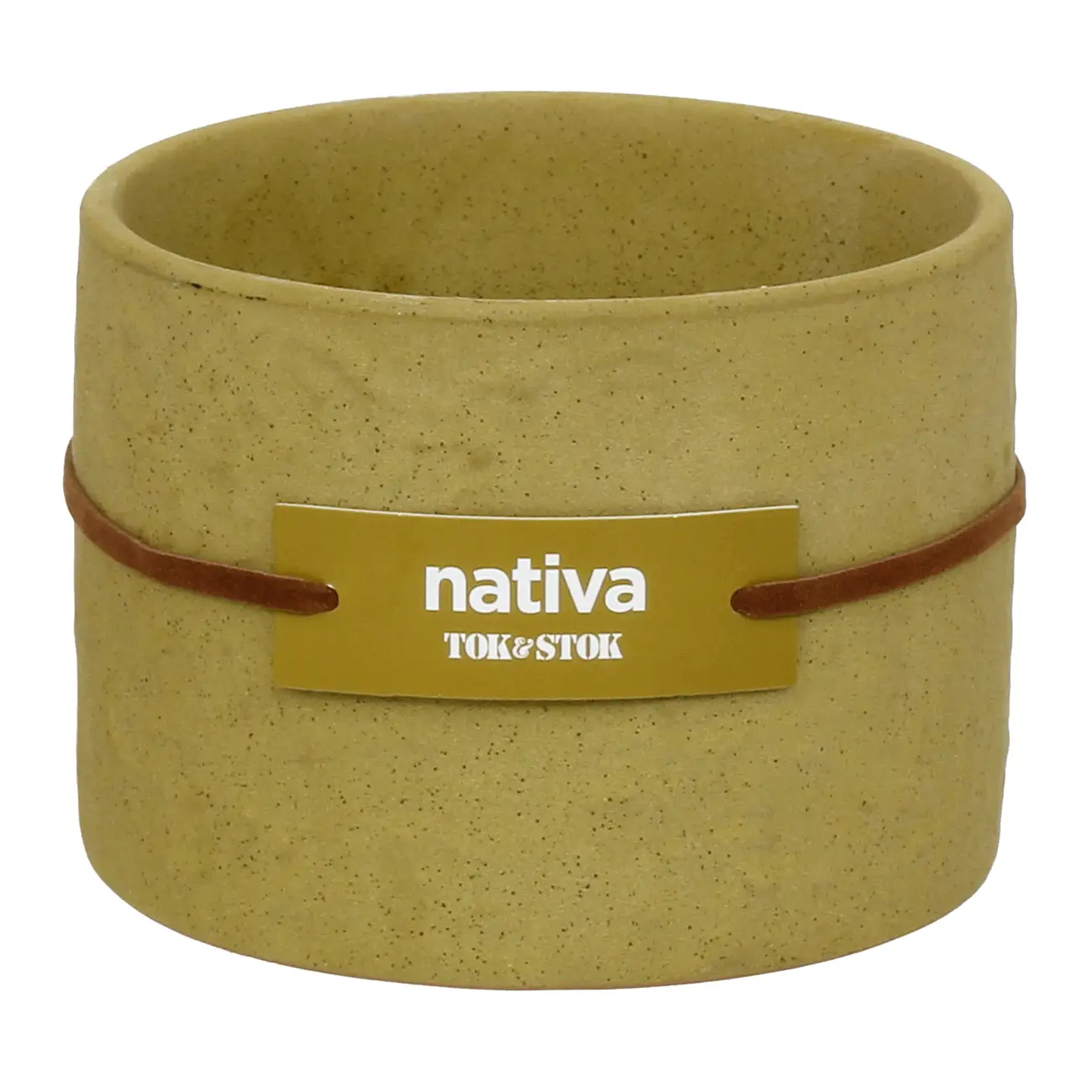 VELA POTE 11 CM NATIVA - ERVA MATE/ERVA MATE - Foto 1