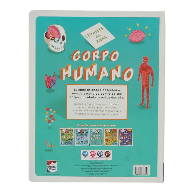 LEVANTE E DESCUBRA: CORPO HUMANO LIVRO INFANTIL - MULTICOR - Foto 5