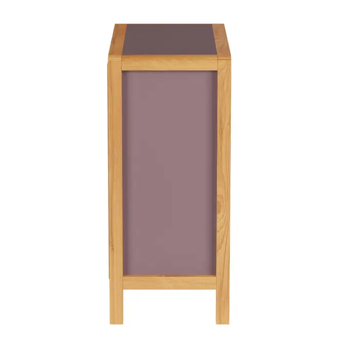 CÔMODA 4 GAVETAS 90 CM X 45 CM KANT - RUBY MOCHA/AMÊNDOA - Foto 30