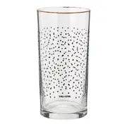 COPO LONG DRINK 300 ML HIPFIX POINT - INCOLOR/OURO - Foto 1