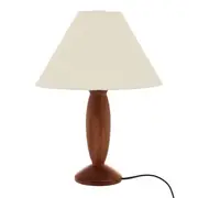 LUMINÁRIA DE MESA CASTILIGHT C/CUP A - NOZES/NATURAL - Foto 1