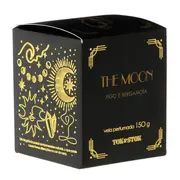 VELA PERFUMADA POTE FIGO E BERGAMOTA MYSTICAL THE MOON - PRETO/DOURADO - Foto 3