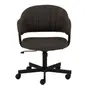 CADEIRA HOME OFFICE BICORNE - PRETO/RHINOCERONTE - Foto 2