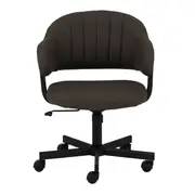 CADEIRA HOME OFFICE BICORNE - PRETO/RHINOCERONTE - Foto 2