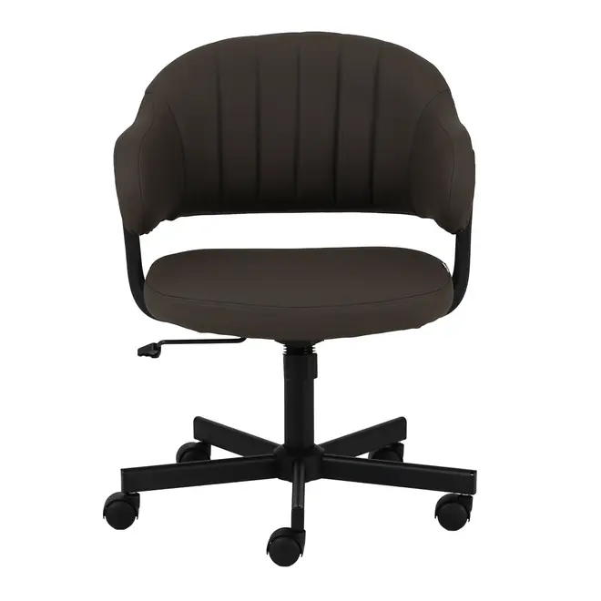 CADEIRA HOME OFFICE BICORNE - PRETO/RHINOCERONTE - Foto 2