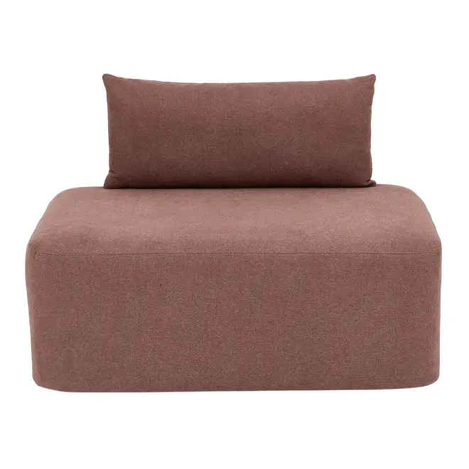 SOFÁ 3 LUGARES SHIRO - RUBY MOCHA/QUARTZO ROSA - Foto 5