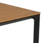 MESA 1,65 M X 80 CM SUMMERLAND - PRETO/NOZES - Foto 6