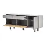BUFFET 3 PORTAS/2 GAVETAS 1,80 M X 45 CM LITHO - ESTANHO/KONKRET - Foto 4