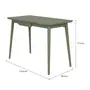 MESA DE ESCRITÓRIO 1 GAVETA 1,10 M X 55 CM SKAND - SÁLVIA - Foto 7