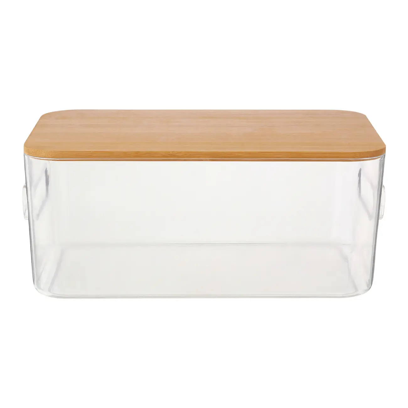 CAIXA 12 CM X 28 CM X 19 CM BAMBOO PRATIC - INCOLOR/BAMBU - Foto 1