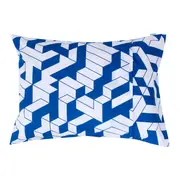 FRONHA 50 CM X 70 CM MAZE - AZUL COBALTO/BRANCO - Foto 3