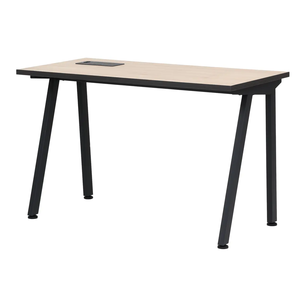 MESA 1,20 M X 60 CM COM CAIXA PARA CONECTIVIDADE ALETA - KONKRET/OAK TAMMI - Foto 2