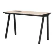 MESA 1,20 M X 60 CM COM CAIXA PARA CONECTIVIDADE ALETA - KONKRET/OAK TAMMI - Foto 2