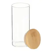 POTE REDONDO 150 ML BAMBOO BORUS - INCOLOR/BAMBU - Foto 2