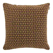 ALMOFADA 50 CM X 50 CM MONTANA - MARROM DE LEI/AMARELO HANBAR - Foto 1