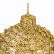 CIRCULOS KIT VELAS C/2 8 CM FINE FESTIVITY - OURO - Foto 4