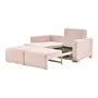 SOFÁ-CAMA 2 LUGARES ORIGAMI - QUARTZO ROSA/TAUARI - Foto 12