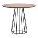 PRETO/NOZES - MESA REDONDA 90 CM JAYS