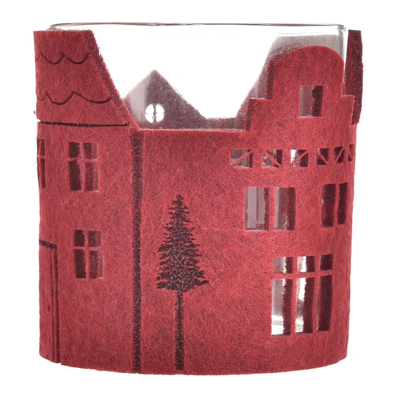 SUPORTE VELA CASINHAS HOHO HOME - VERMELHO HINDU/INCOLOR - Foto 2