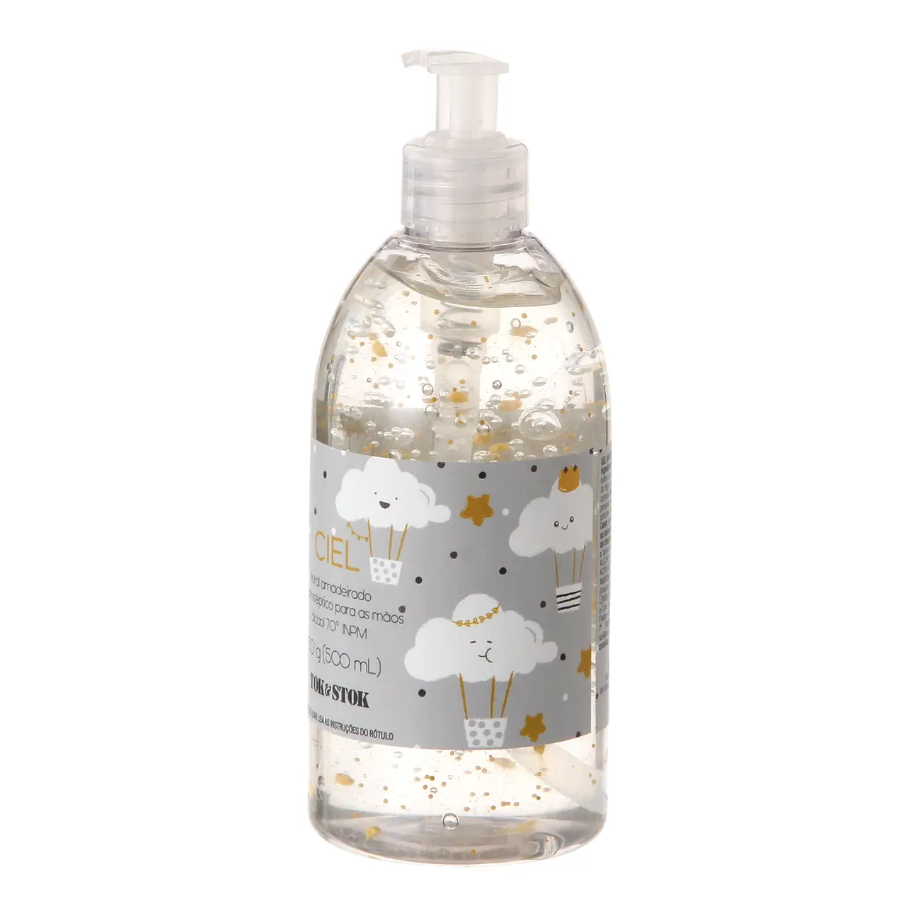 ÁLCOOL EM GEL FLORAL AMADEIRADO BEBÊ 430 G (500 ML) CIEL - CINZA/MULTICOR - Foto 3