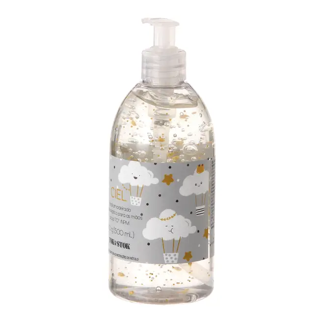 ÁLCOOL EM GEL FLORAL AMADEIRADO BEBÊ 430 G (500 ML) CIEL - CINZA/MULTICOR - Foto 3