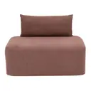QUARTZO ROSA - MÓDULO SOFÁ 1 LUGAR ASSENTO 1,05 M SHIRO