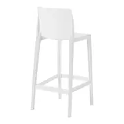 BANQUETA EMPILHÁVEL ALTO VITRALI - BRANCO BRILHANTE - Foto 4