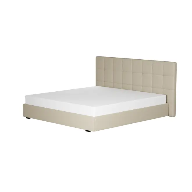 CAMA KING 1,93 M C/ CABECEIRA SOX - BEGE - Foto 1