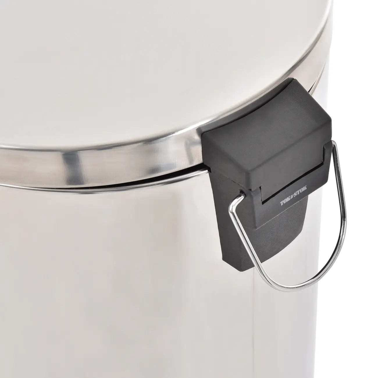 LIXEIRA 3 L MALDEN - INOX/PRETO - Foto 6