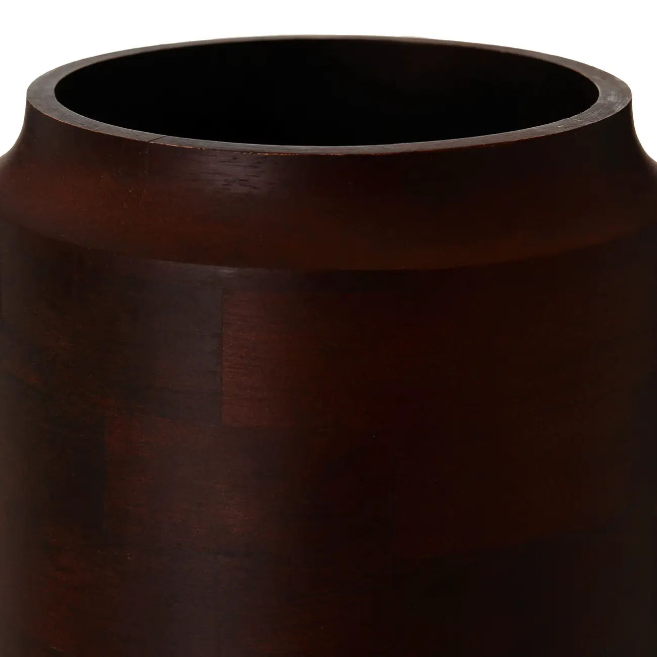 VASO DECORATIVO 26 CM BROMLEY - ENCERADO CASTANHO - Foto 4