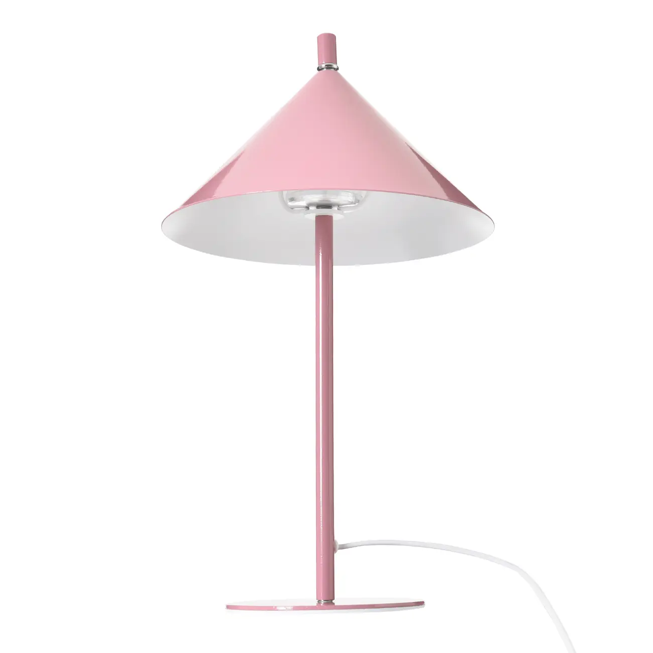 LUMINÁRIA DE MESA LED RECARREGÁVEL CONICAL - RODONITA - Foto 2