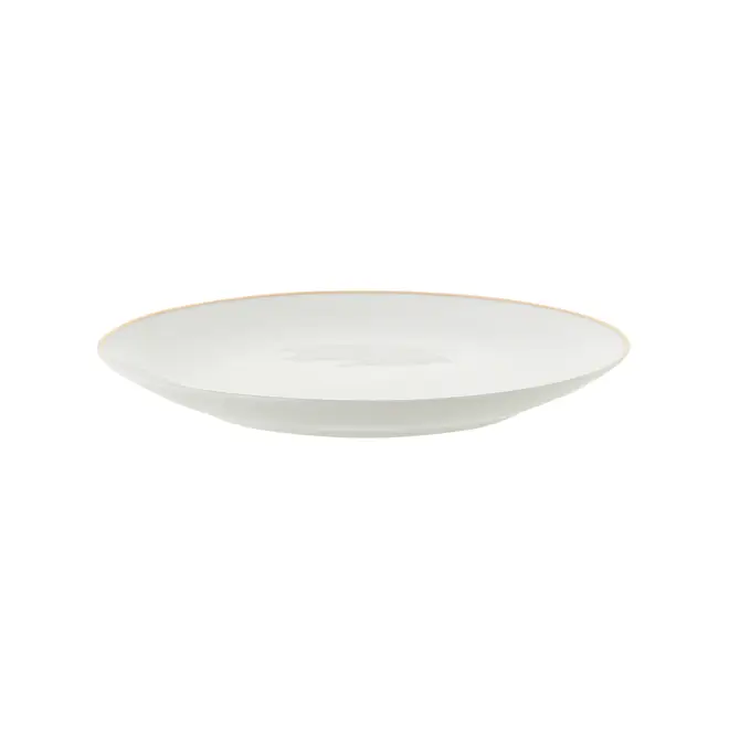 PRATO PARA SOBREMESA AURUM - BRANCO/OURO - Foto 3